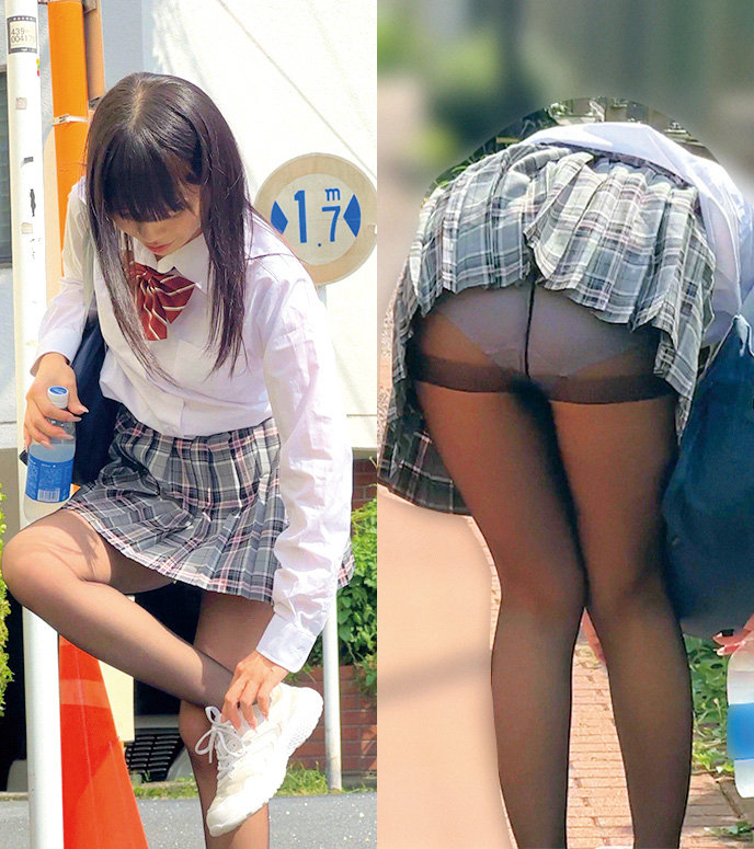 黒パンストミニスカちゃん 画像2